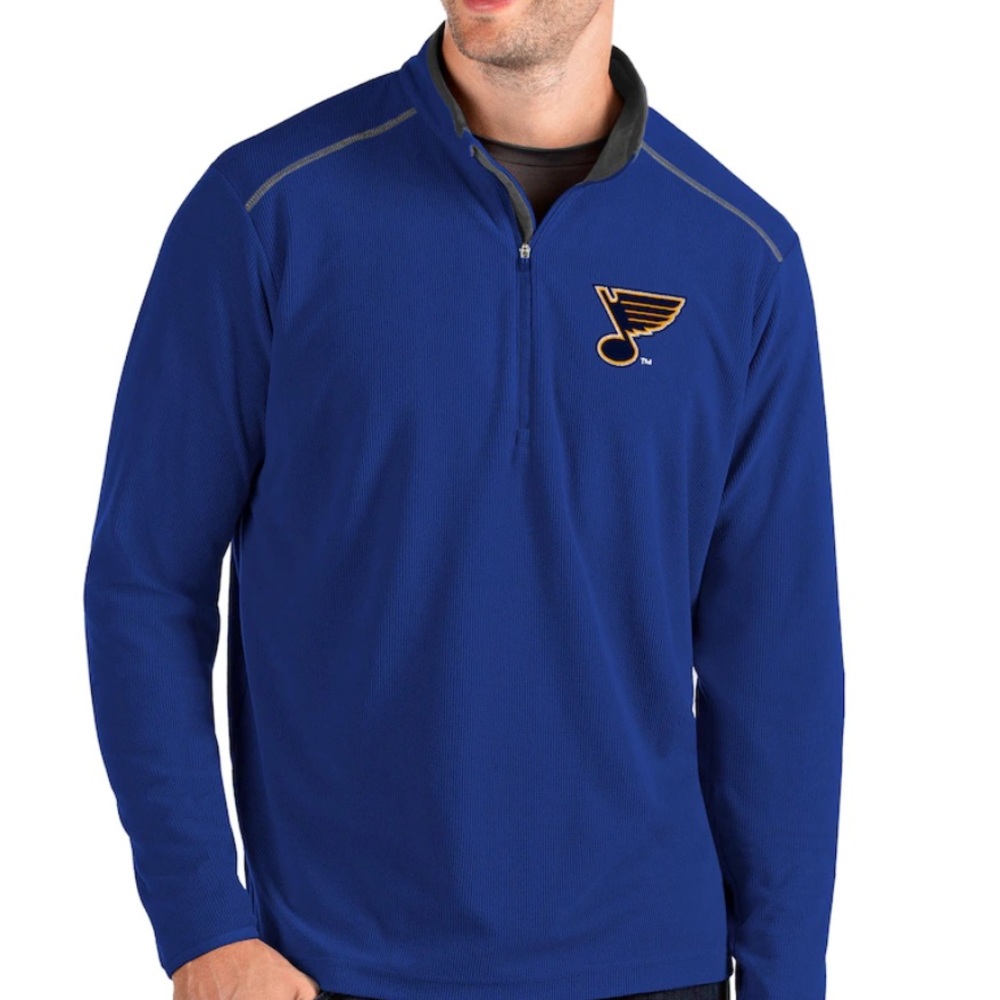 STL Blues Quarter Zip Fleece